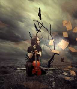 violinist, fantasy, inspiration